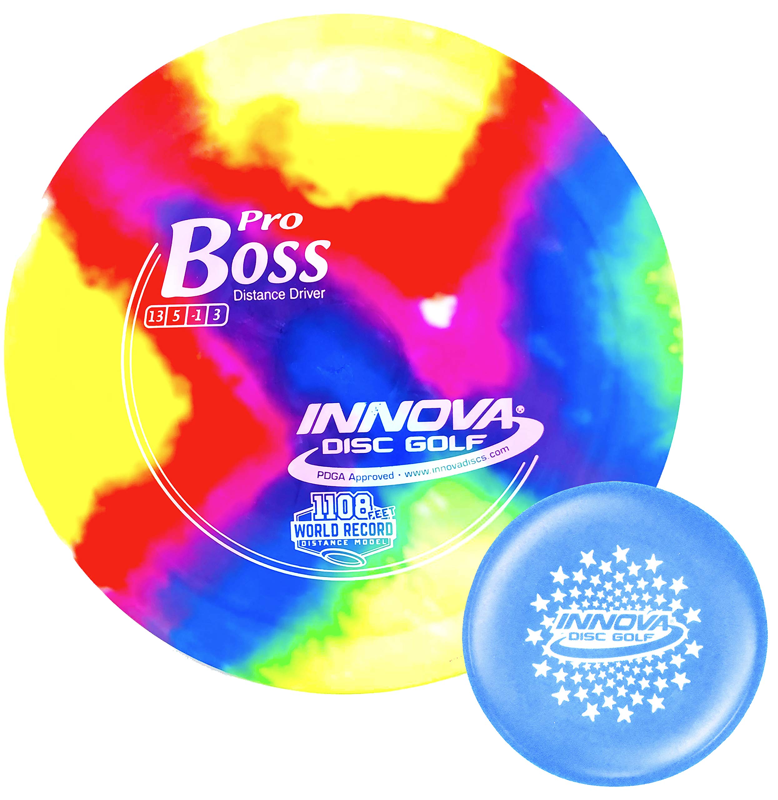 Buy Innova IDye Pro Boss Disc Golf Distance Driver with Stars Stamp
