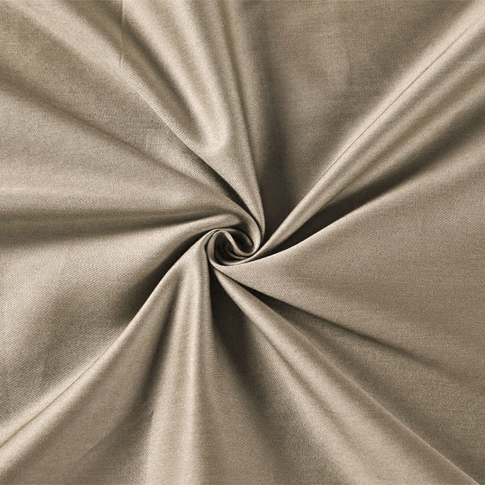 Drap en satin de pur coton uni 245x250cm pour un lit double élégant