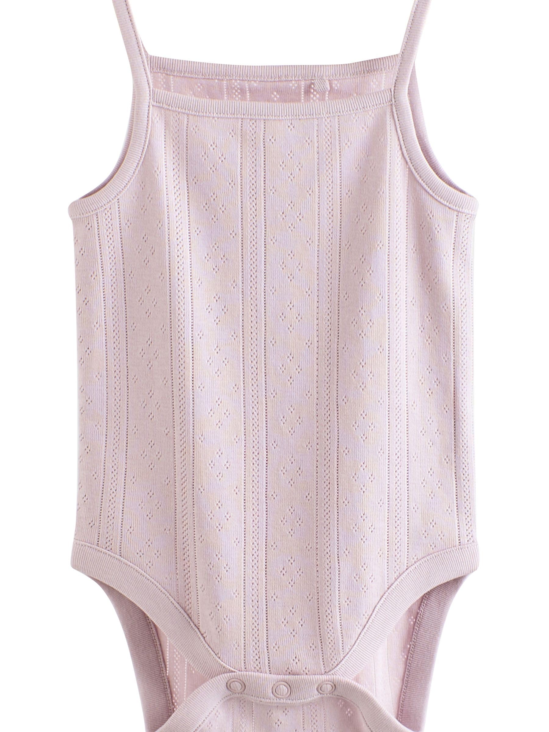 NEXT Unisex Bambino Confezione da 5 Body per Neonati a Canotta in 100% Cotone Tinta Unita