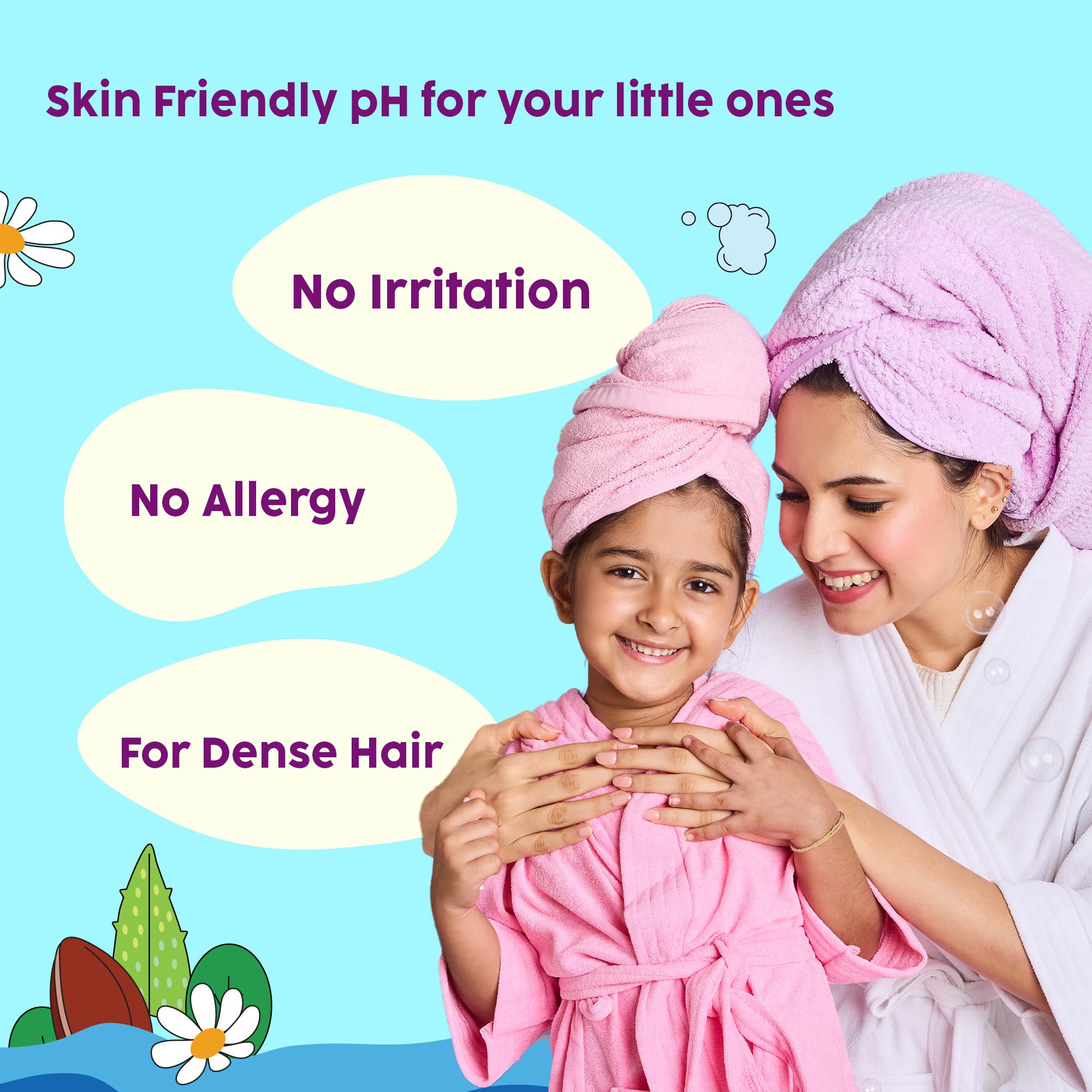 PLIX - THE PLANT FIX Happy Hair Gentle Shampoo for gentle cleansing | Nourished & soft hair | soothes the scalp | moringa seed oil, argan oil & aloe vera | daily use | for 2 years & above kids - Image 5 thumbnail