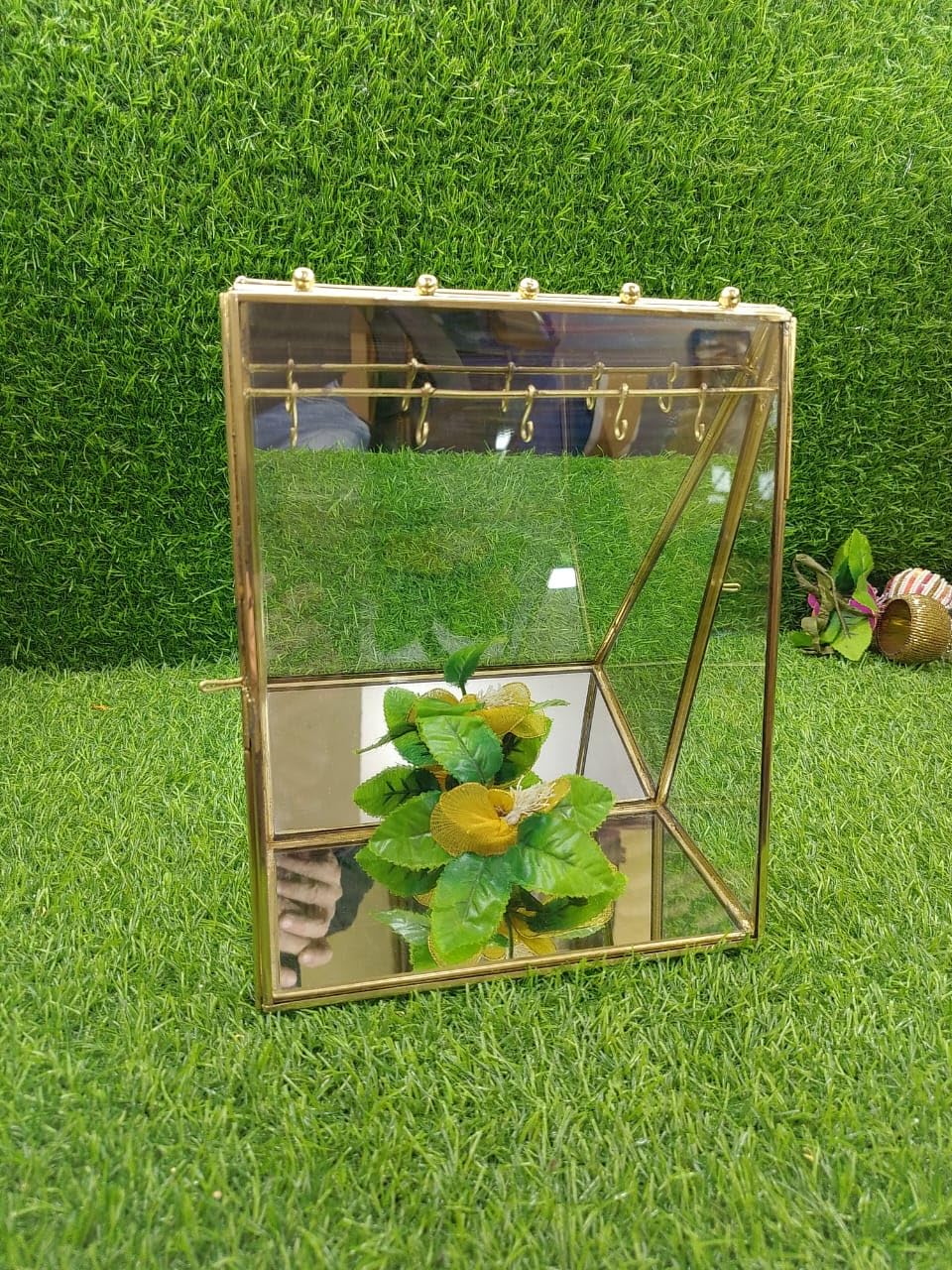 Global Home Decor Box Glass Box Jewelry Display Organizer Rectangular Decorative Jewelry Display Container Clear Glass Keepsake Geometric Jewelry Organizer Vintage Bridesmaid (B0CRHNSWMD) Amazon Price History, Amazon Price Tracker