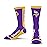 For Bare Feet NFL MINNESOTA VIKINGS MVP Crew Sock Team Color Large