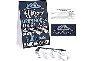136-Piece Open House Flags and Supplies for Real Estate Agents