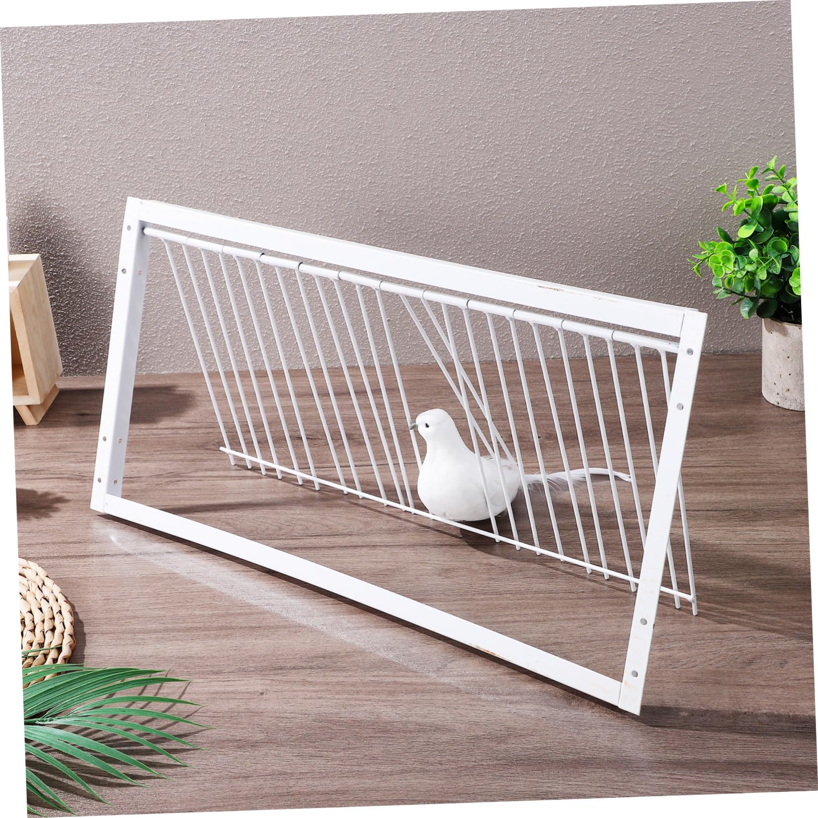 Puerta para Palomas Mensajeras de Hierro Reforzada, Puerta para Jaula de 50 Cm Diseño Encriptado, Adecuado para Palomares y Entrenamiento de Aves
