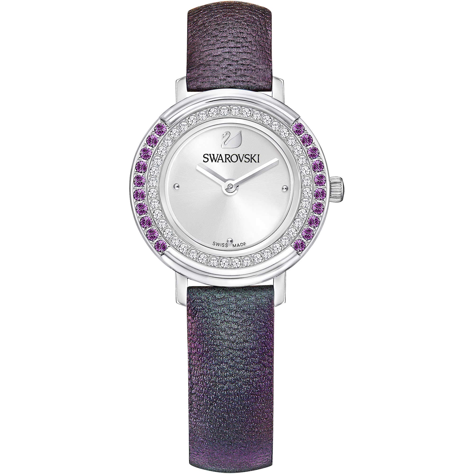 Swarovski Playful - Reloj mini, color morado