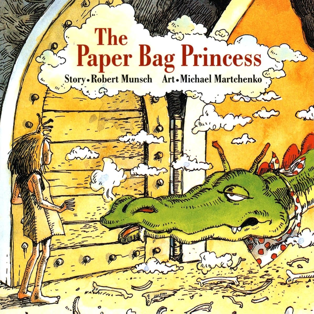 The Paper Bag Princess (Board Book Abridged) [Board book] Munsch, Robert and Martchenko, Michael