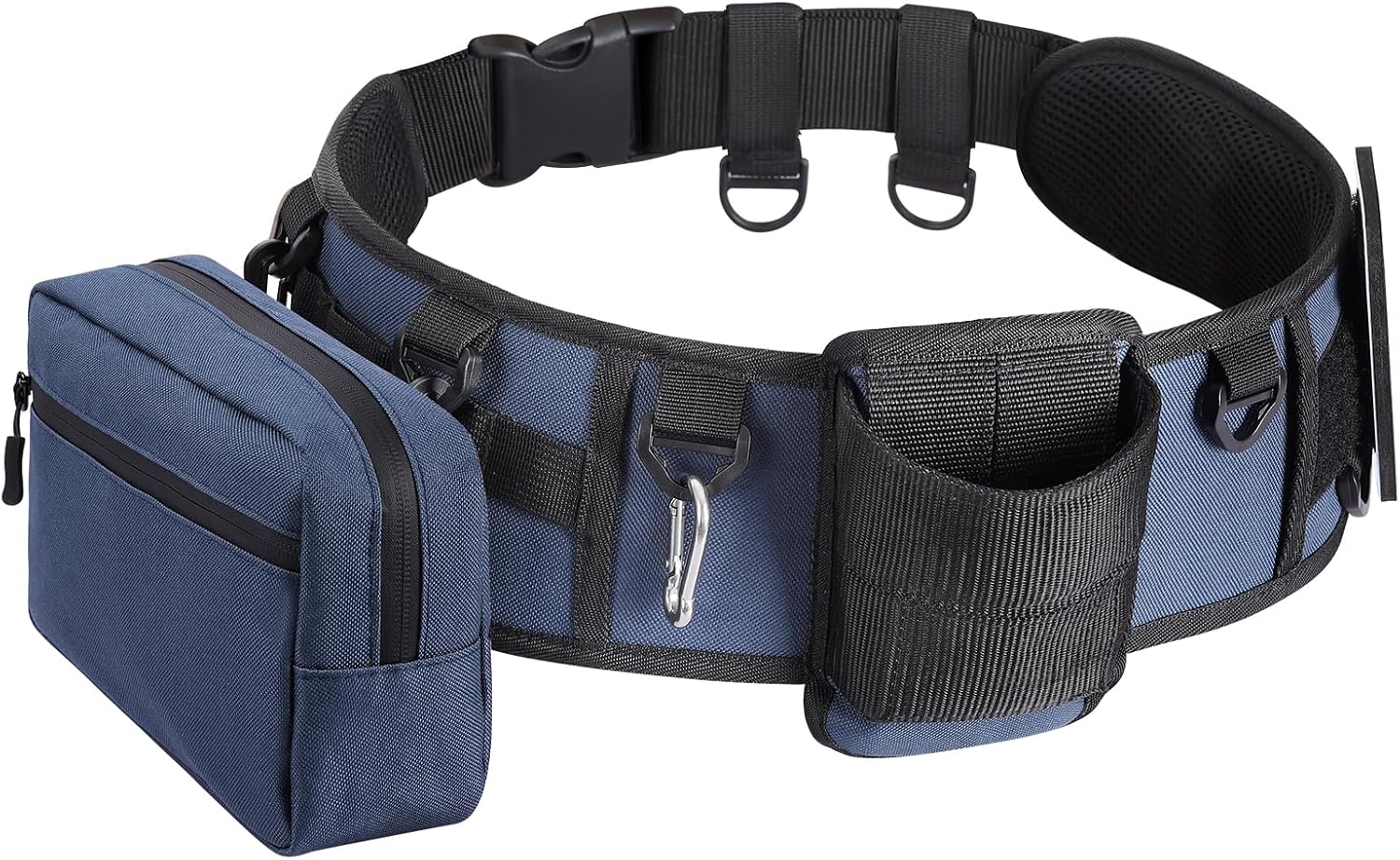 PELLOR Fishing Belt Rod Holder Adjustable Fishing Fighting Waist Belt with Detachable Tackle Bag, Multi-Hook Design, Professional Fishermen Tackle, Ideal Father's Day Gift