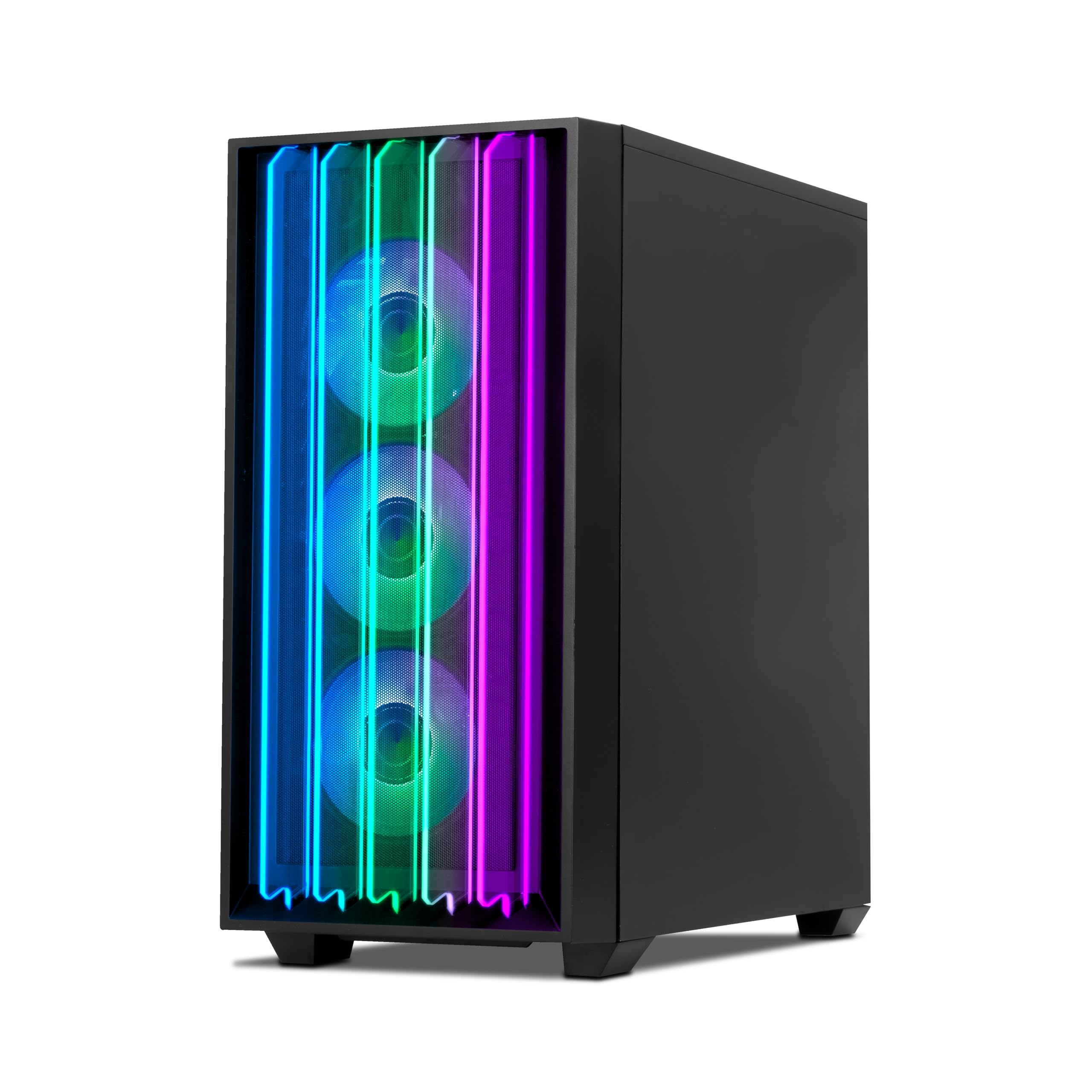 YEYIAN Gabinete Gamer Mirage S, Media Torre ATX, Vidrio Templado, USB 3.2 (YCM-APMIR-S1)