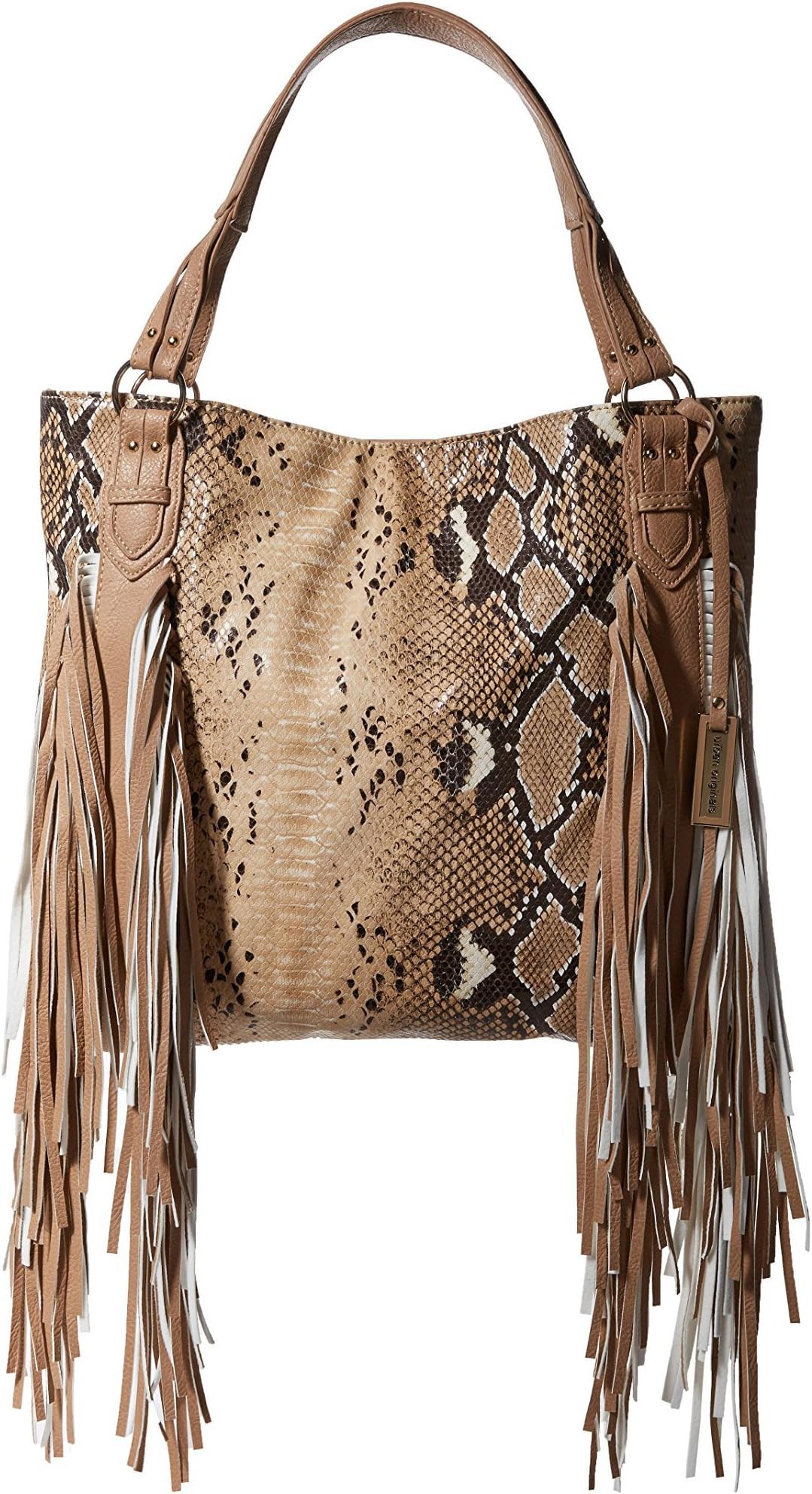 Women's Castaway Snake Tote, Tan