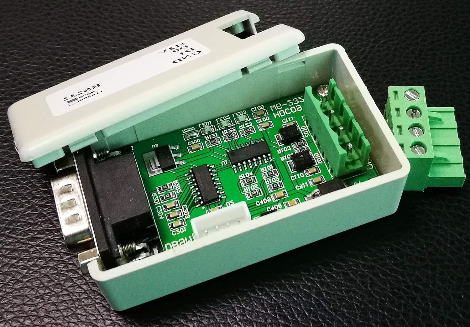 Wiegand Converter, WG26 / 34 to RS232 Serial Port, bidirectional Mutual Conversion/ASCII Text Input and Output (male)
