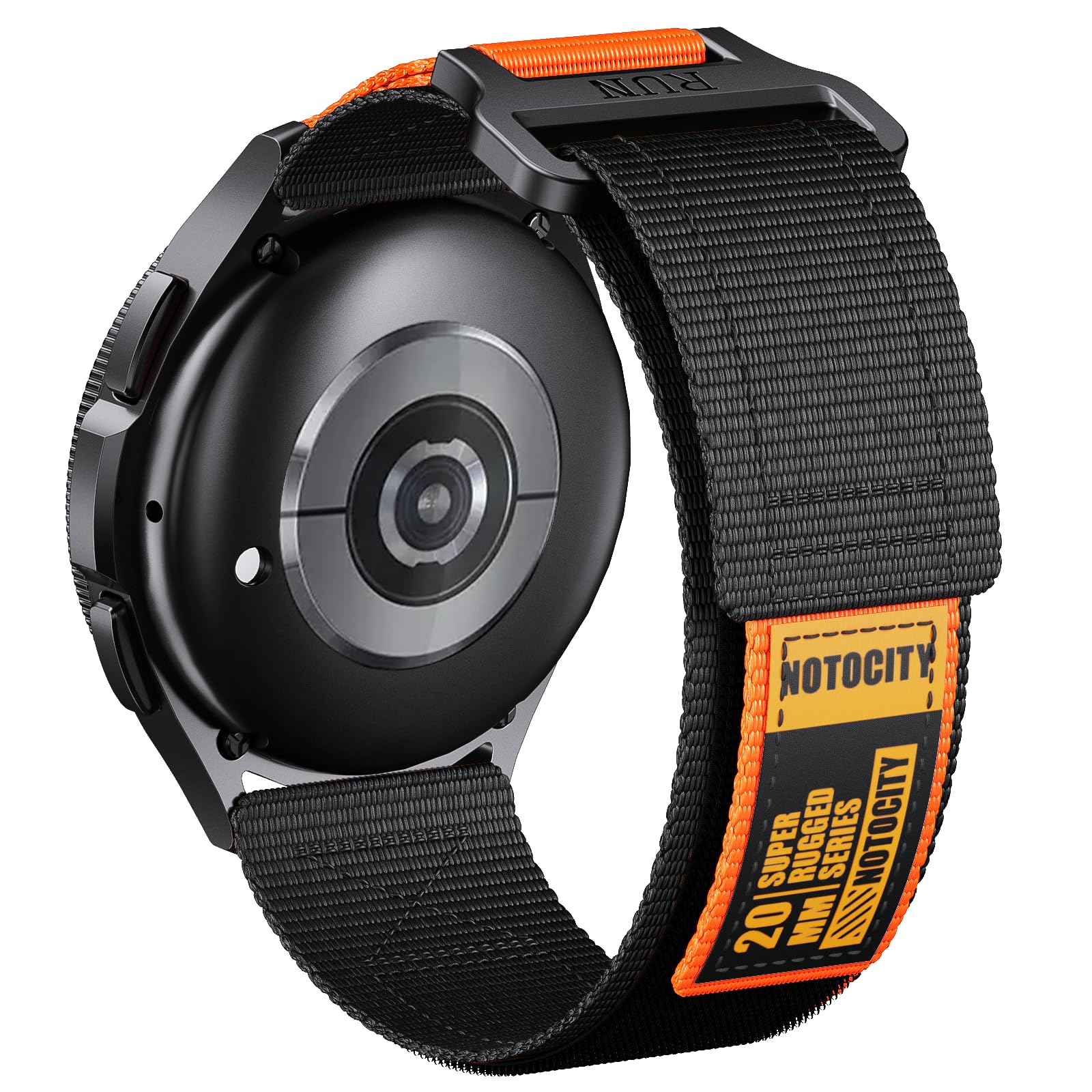 NotoCity Correa para Huawei Watch GT2/3/4/5/Pro 46mm/GT Runner, 22mm Nylon Banda para Samsung Galaxy Watch 3 45mm/Galaxy Watch 46mm/Gear S3 Classic — view 22