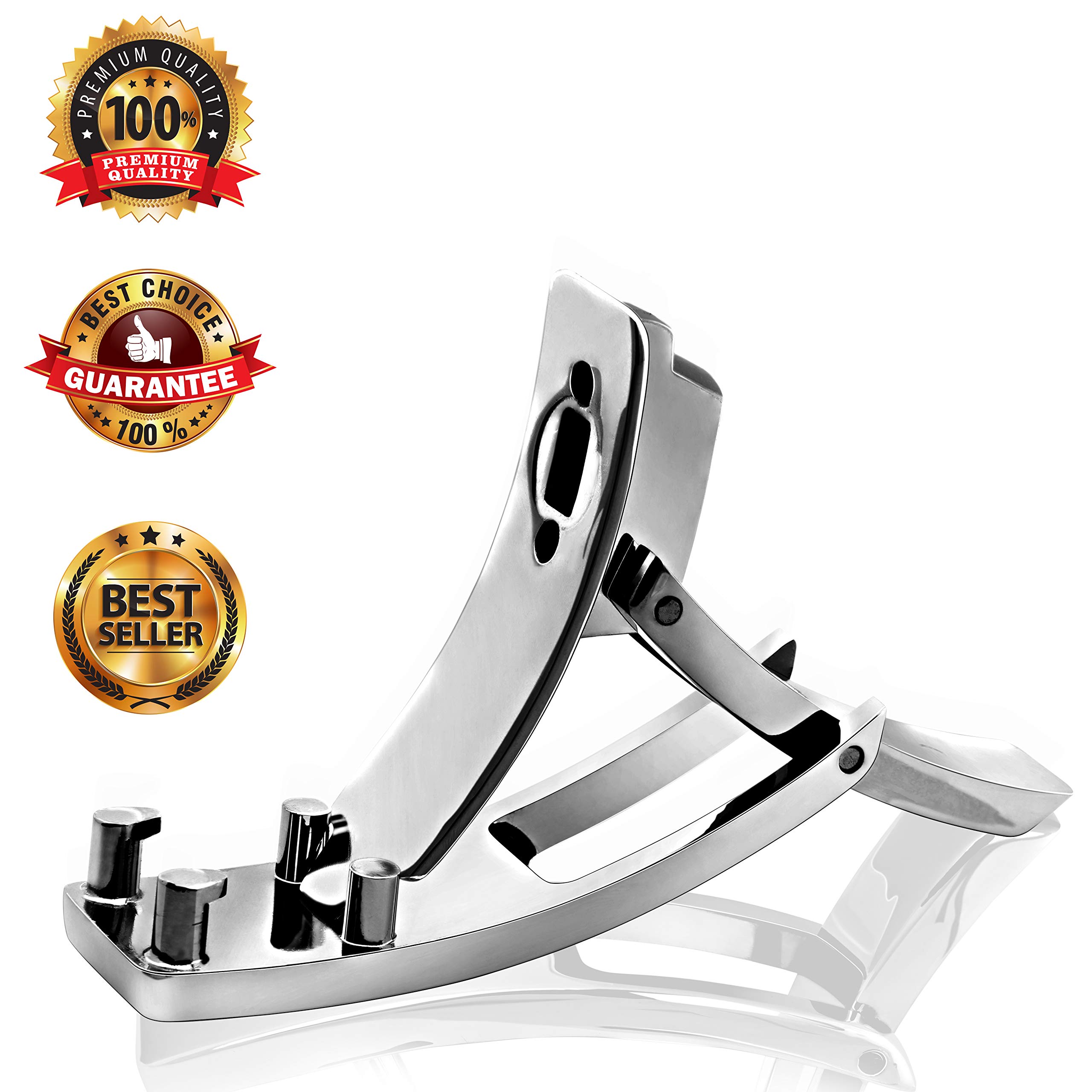 RAULAM INTERNATIONAL Replacement Lever Buckle Lever Weightlifting Power Belts Compatible with Most 10 MM & 13 MM Lever Belts Powerlifting Strongman Crossfit Weight Training Squats (Chrome)