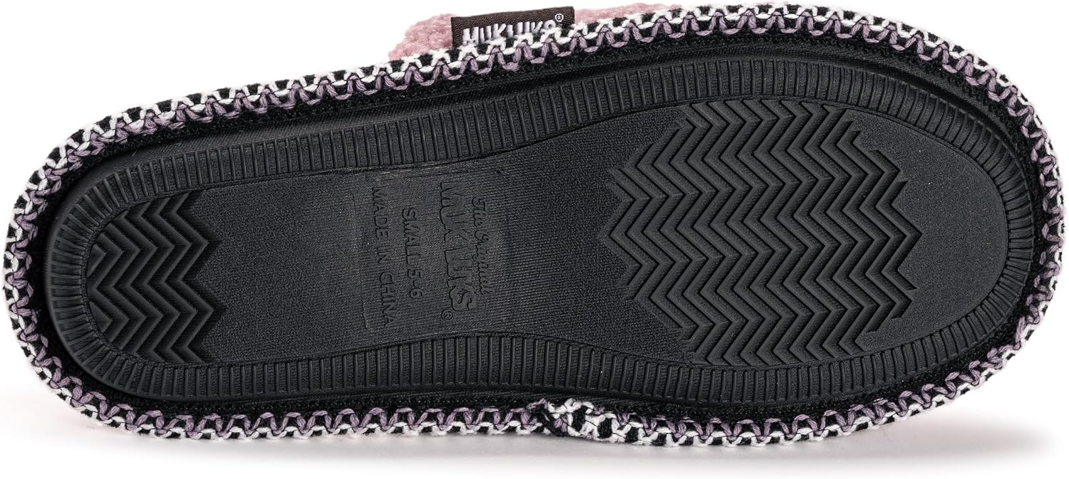 Women's Fall Novelty Punch Needle Scuff Slipper