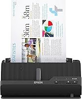Epson WorkForce ES-C220 Compact Duplex Document Scanner with 20-Sheet ADF - Fast 30ppm for PC/Mac Home Office