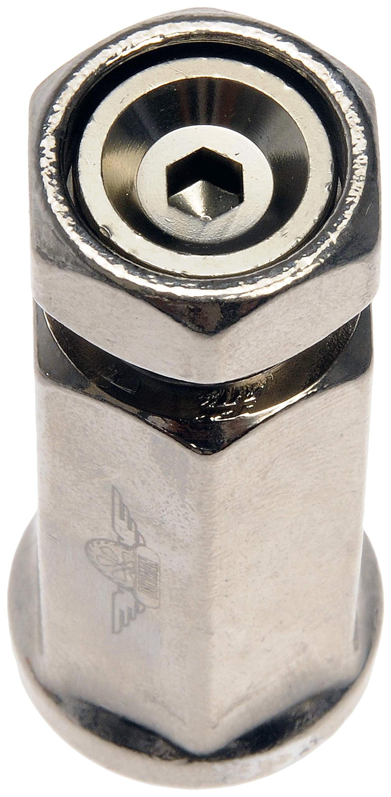 Dorman 712-645MXL4 Dadi Ruota Stile Racing M14-1.50, Hyper Silver (Confezione Da 4) Con Tappi Personalizzabili