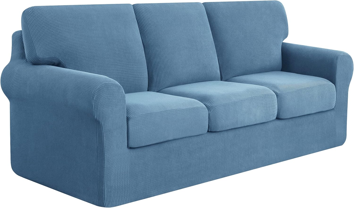 subrtex 3Seater Sofa Cover with 3 Separate Cushions and 3 Backrests