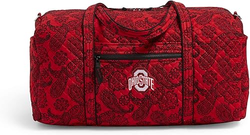 Vera Bradley Women's Cotton Collegiate Large Travel Duffle Bag (Multiple Teams Available)