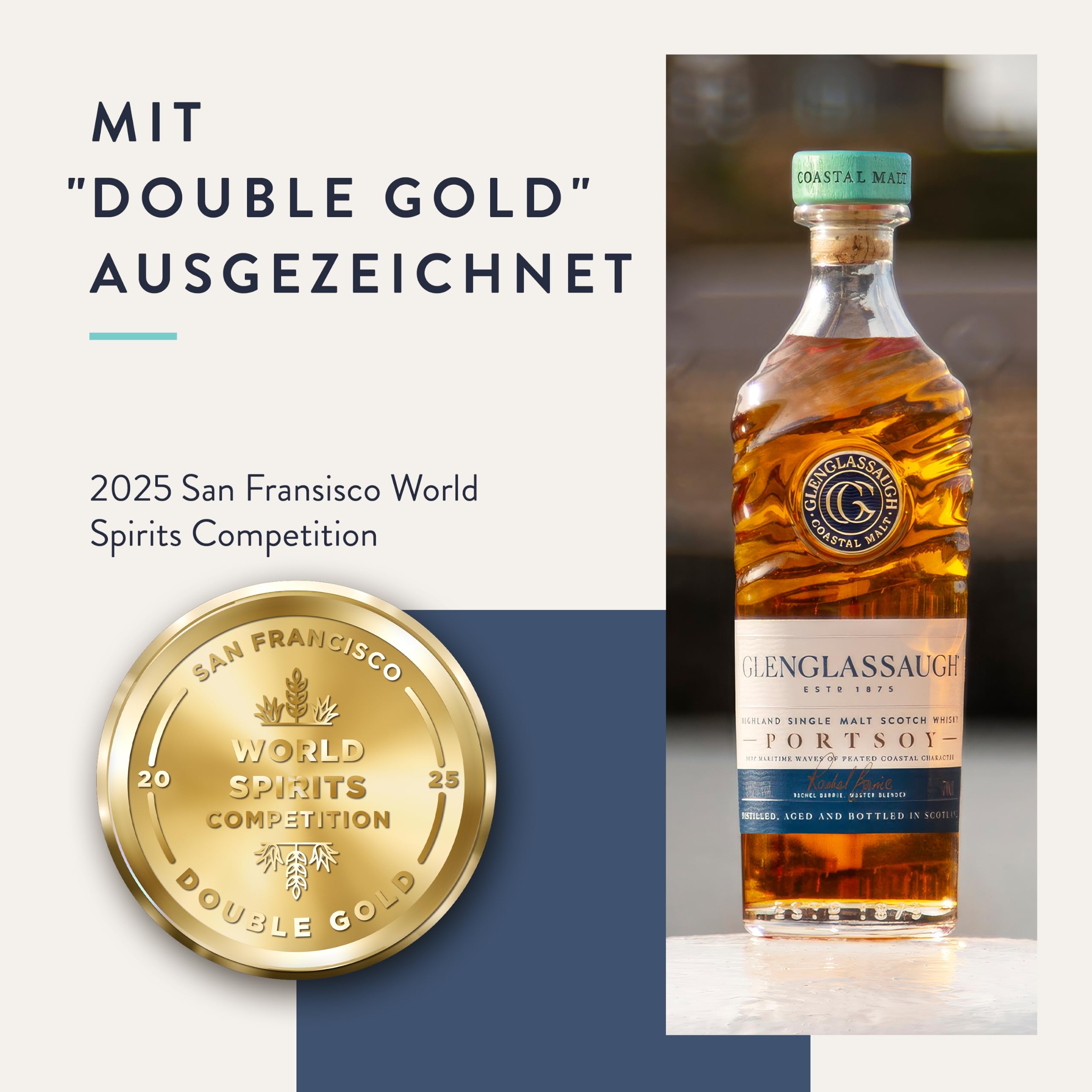 Glenglassaugh 12 Jahre - Premium Single Malt Whisky - Geschenkempfehlung - harmonisch, fruchtig und frisch - 0.7L / 45% Vol.