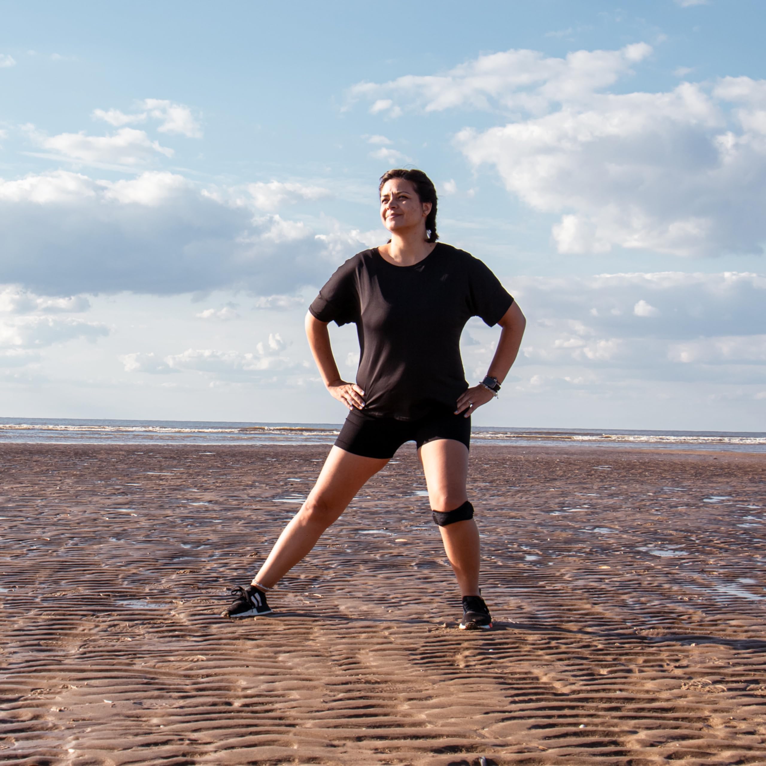 VITTO Tutore Ginocchio Rotula - Ginocchiera Rotulea Sportiva per Basket, Padel e Osgood Schlatter. Ginocchiere Corsa per Uomo e Donna (Taglia Unica)