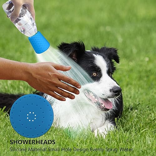 Miniatura 5 de Kit de 4 cepillos de aseo para gatos y perros, cepillo deslizante autolimpiante para desprendimiento, cepillo de baño de patas para ducha, cepillo