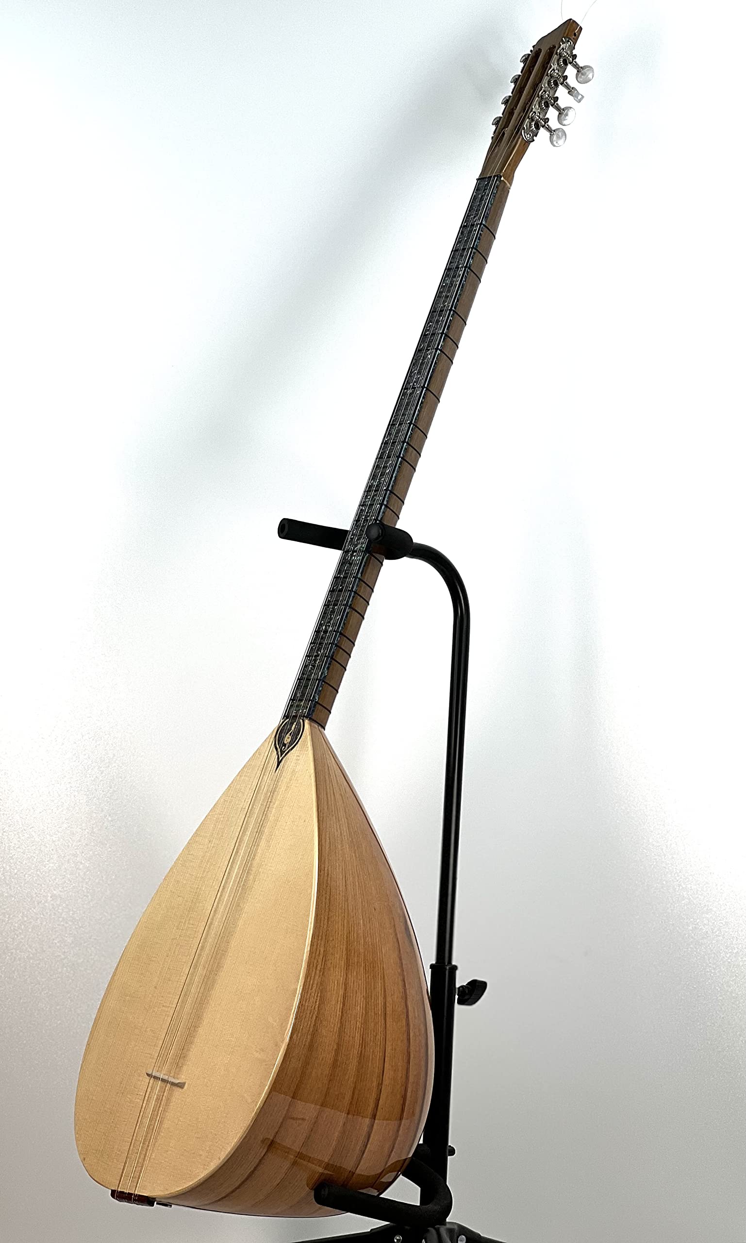 Generisch Saz Baglama Professionnel 40 Cordes Épicéa Acier Taille Complète