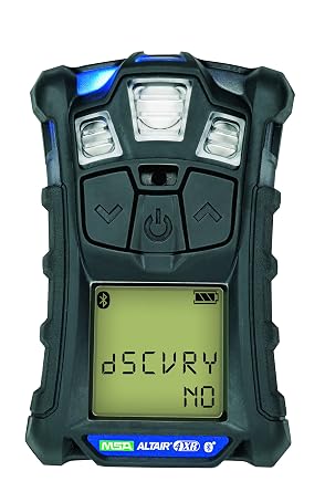 MSA 10178568 ALTAIR 4XR Multi-Gas Detector - LEL, O2, Color Charcoal, Portable Gas Monitor, Durable, Safety, Handheld, CSA Approval