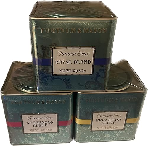 Miniatura 2 de Fortnum and Mason Royal Blend - Juego de latas de mezcla de desayuno para la tarde paquete de regalo - En embalaje de Qualbuy