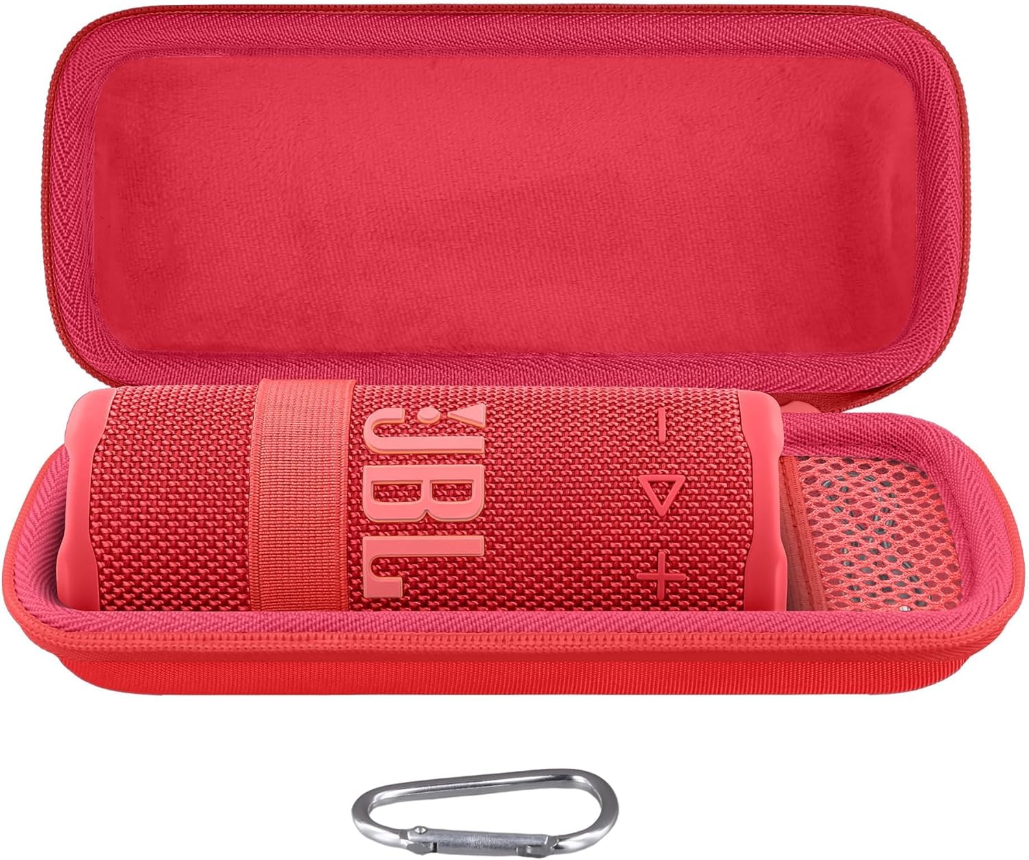 khanka for JBL Grip Mobile Speaker Hard Storage Case,Travel Carrying Case for JBL Grip Bluetooth Speaker（Red） - Image 2