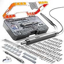 Electric Screwdriver Set, Precision Screwdriver Set, Magnetic Drill Bit, Magnetic Storage, Mini Precision Electric Screwdriver Repair Kit for PC RC Electronics