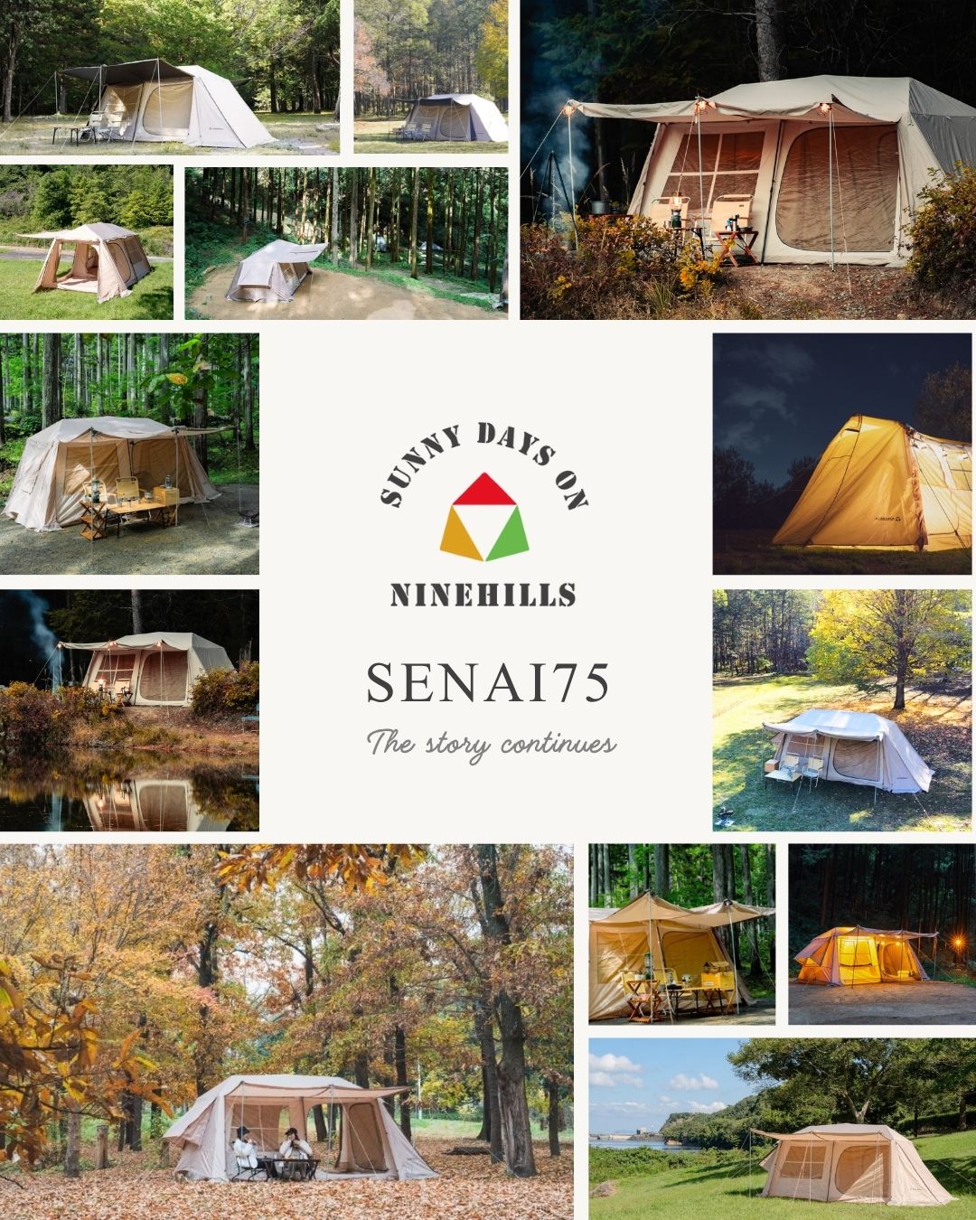 Amazon.co.jp: NINEHILLS(ナインヒルズ) ワンタッチ ロッジ型テント