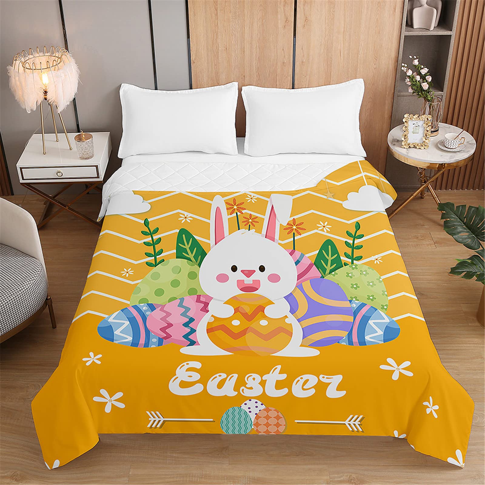 Odot Boutis Couvre Lit Matelassé De Luxe Pour 1/2 Personnes Tortue Motif Dessus De Lits Microfibre Couverture Climatisation Courtepointe Printemps Èté Jeté De Lit (180x220cm,Poisson Totem Bleu