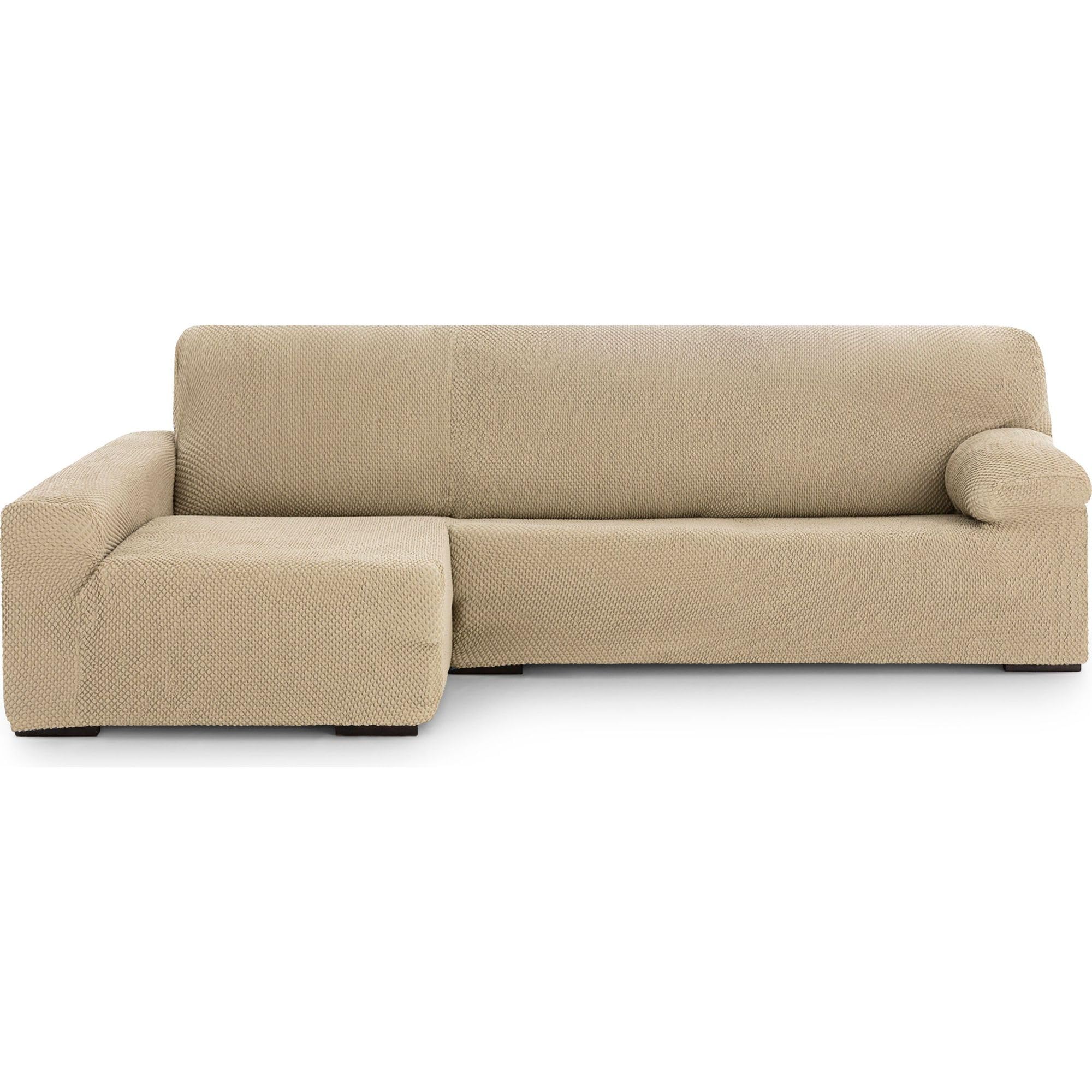 Housse de canapé chaiselongue polyvalente accoudoir long gauche