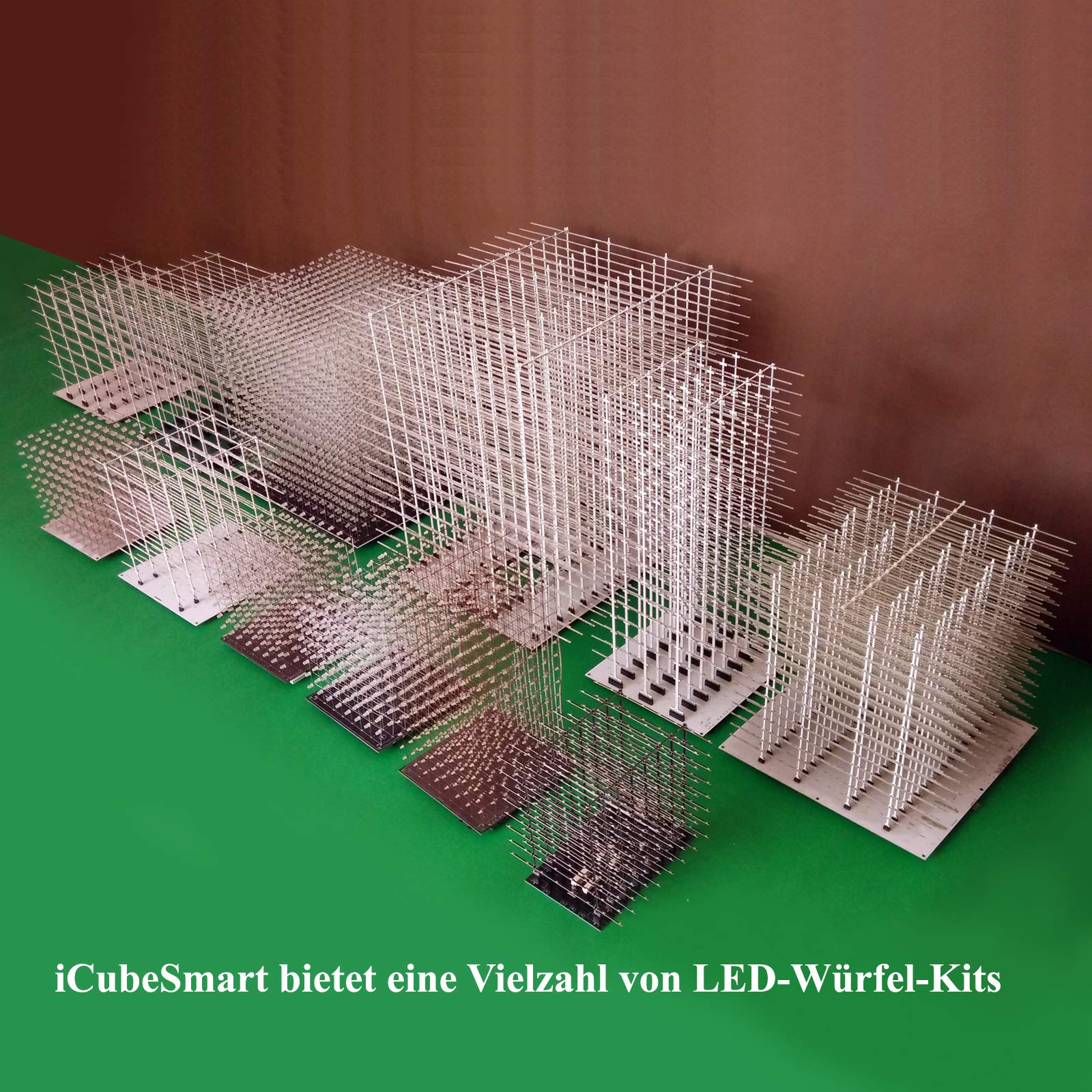 8x8x8 LED Cube Elektronik Bausatz DIY Electronic Kit DIY Löten Bausatz (3D8S-MULTI)