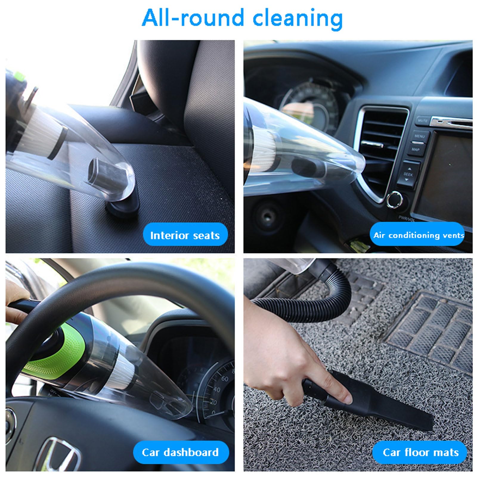 aspiradora para Coche, Mini aspiradora portátil Recargable