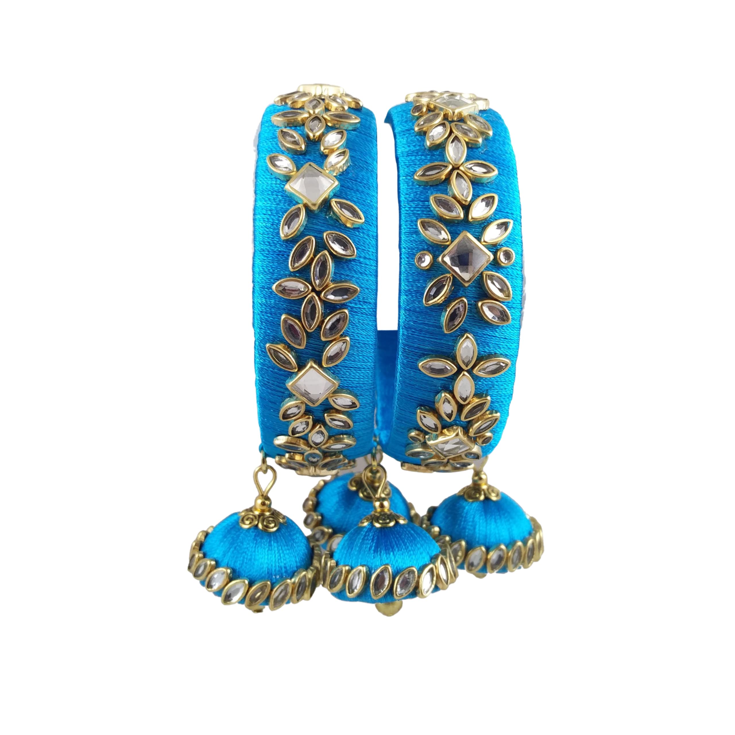 See full amazon price history chart for Yaalz Silk Thread Premium Kundan Embellished Broad-Kada Bangles With Latkans for Babies, Girls and Women for Festival, Traditional, Birthday wear in LightBlue Colors Yaalz Silk Thread Premium Kundan Embellished Broad-Kada Bangles With Latkans for Babies, Girls and Women for Festival, Traditional, Birthday wear in LightBlue Colors (B0BC47NJKM) Amazon Price History, Amazon Price Tracker