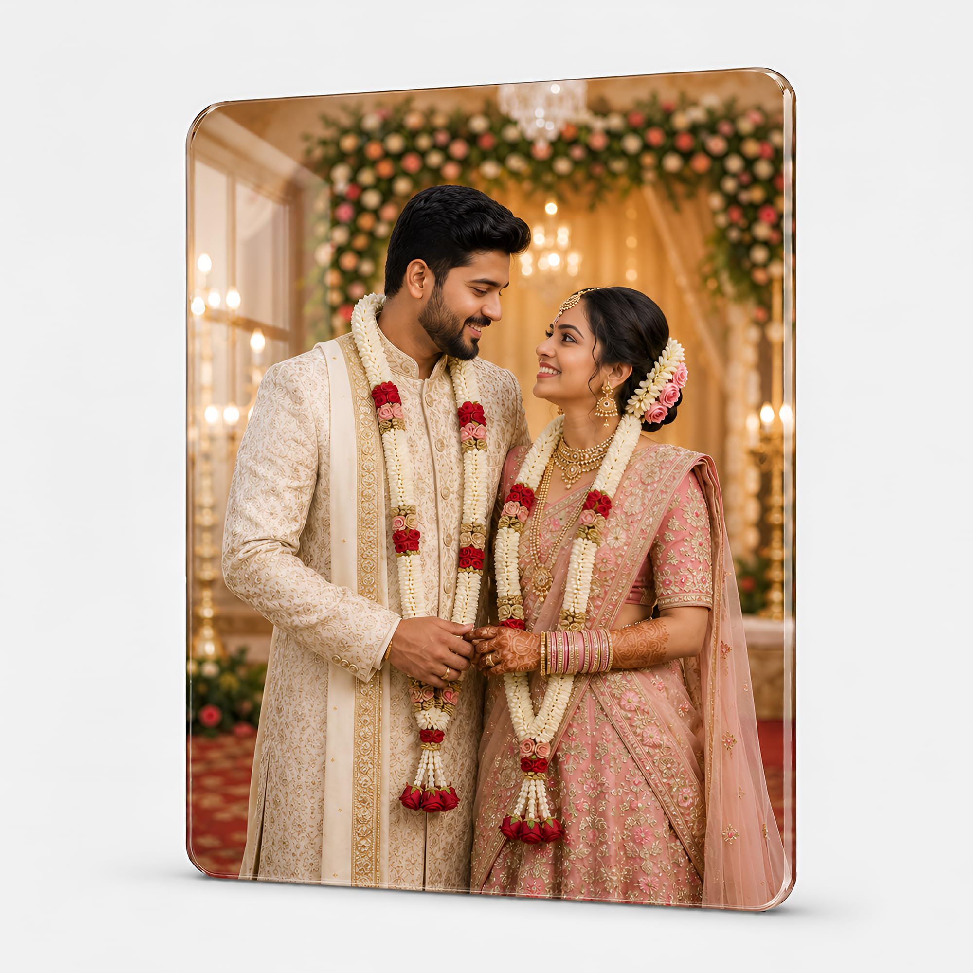 Auromin Acrylic Photo Frame Personalized 3 mm (8.5x11.7 inches) | Customised Photo Frame | Premium Acrylic Customized Photo Frame for Couples, Wedding, Anniversary, Birthday Gift-image-18