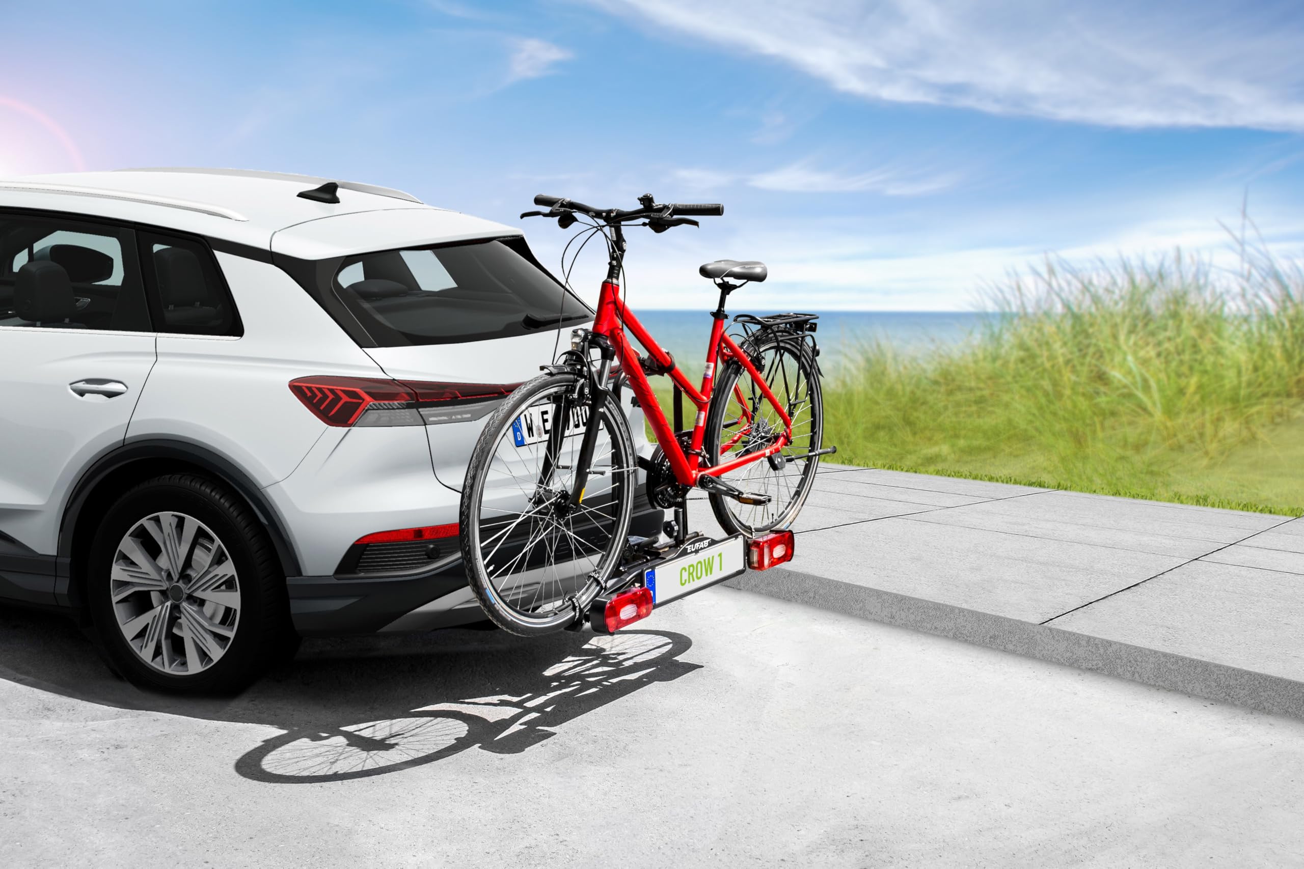 EUFAB 11604 Fahrradträger für die Anhängerkupplung