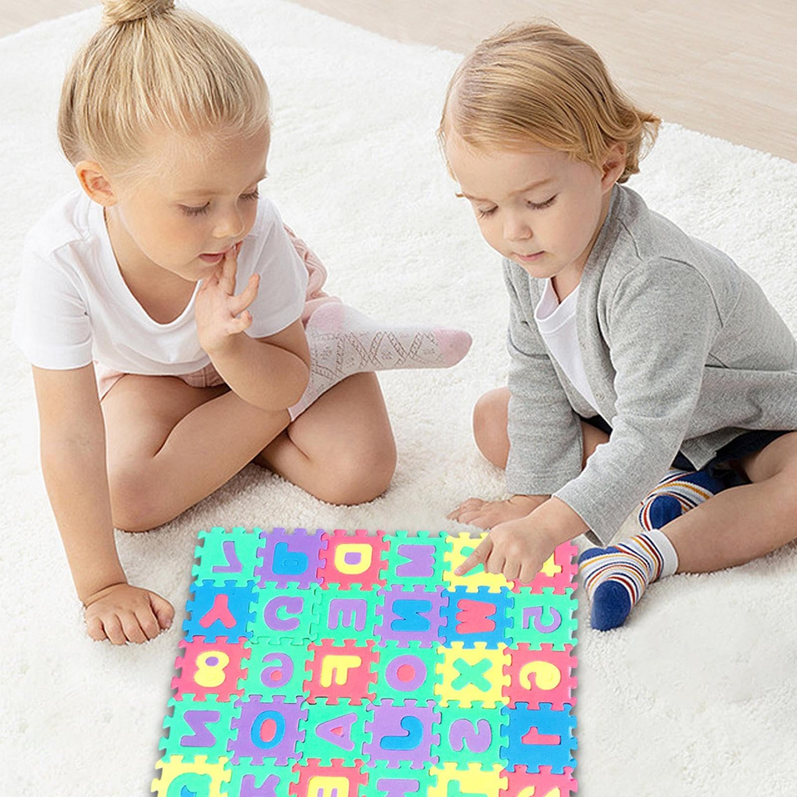 Amazon.co.jp: 幼児用プレイマット,フォームパズルフロアマット 36 個