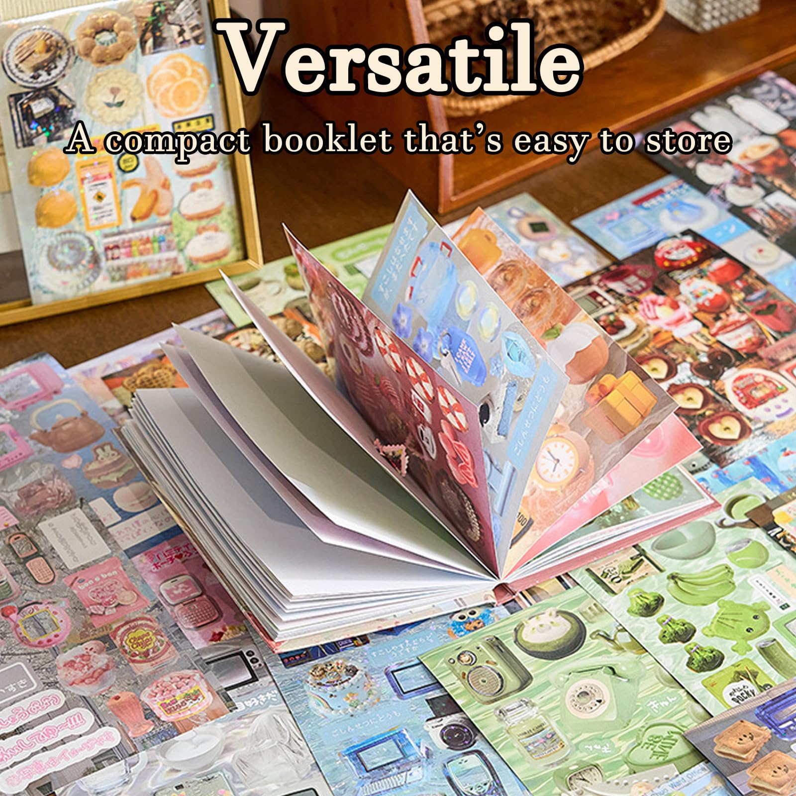 45 arkuszy japońska naklejka retro, naklejka w stylu komiksowym, naklejki do scrapbookingu, różne motywy, do scrapbookingu, pamiętników, planerów DIY i dekoracji etui na telefon komórkowy