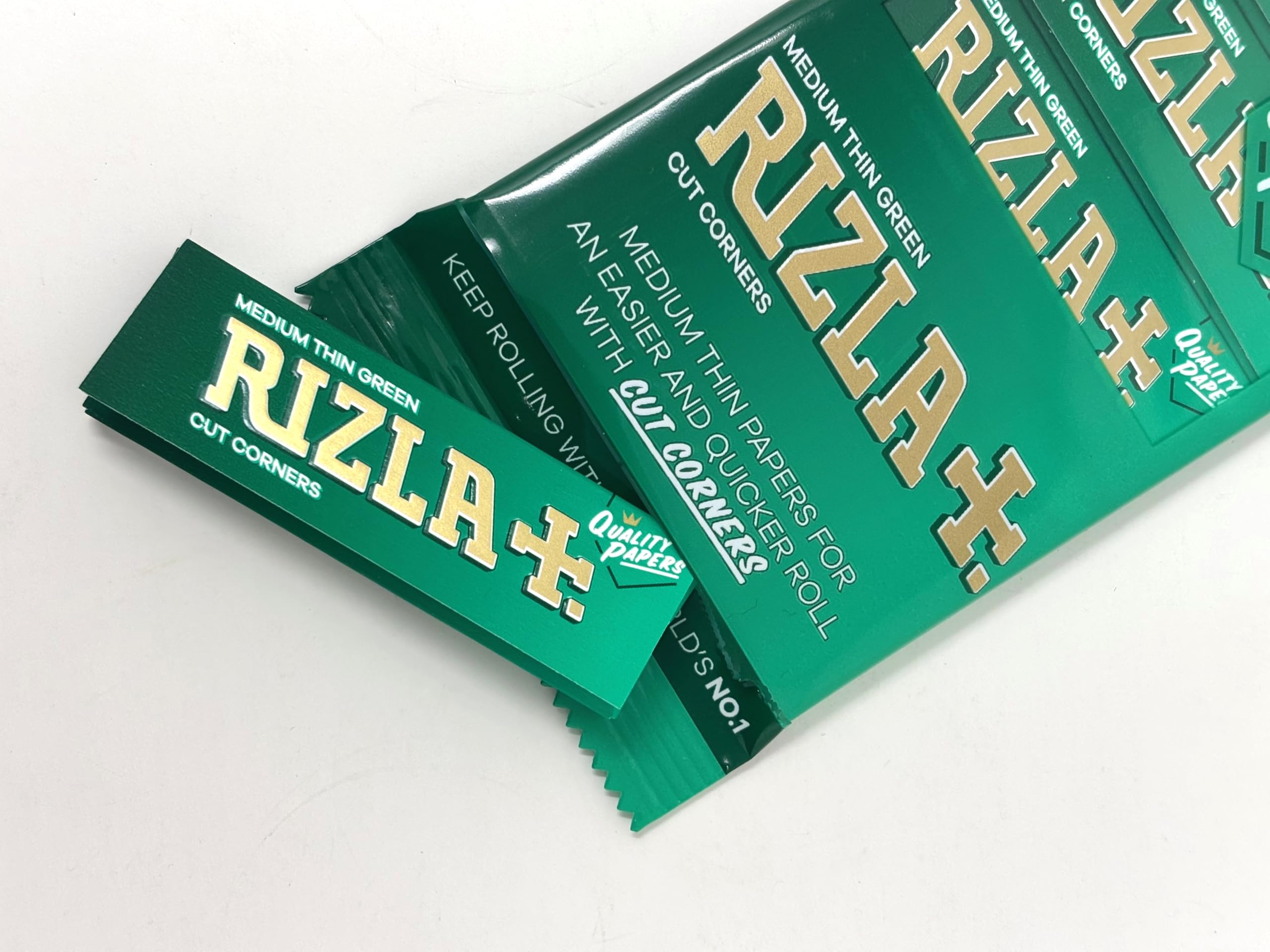 Rizla Zielone papierosy, 100 szt./pudełko, papier o średniej gramaturze od Tobacco Heaven