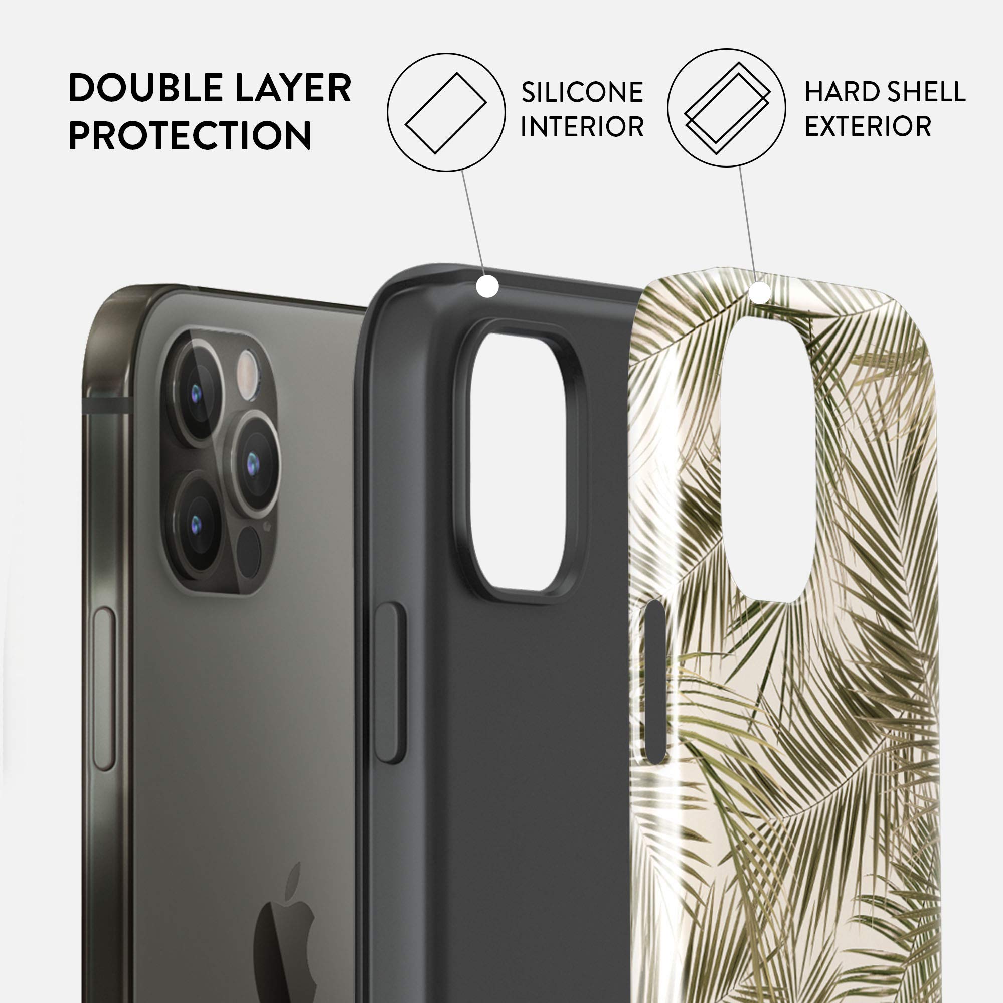 Amazon.co.jp: BURGA iPhone 12 Pro ケース - Max 保護 かわいい 美的