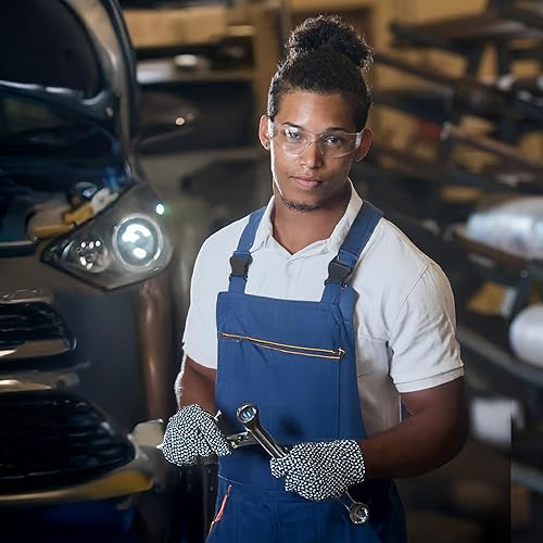 Miniatura 7 de SAFE HANDLER Hyline - Lentes de seguridad ANSI Z87.1, resistentes a los impactos, lentes de policarbonato irrompibles, antiarañazos