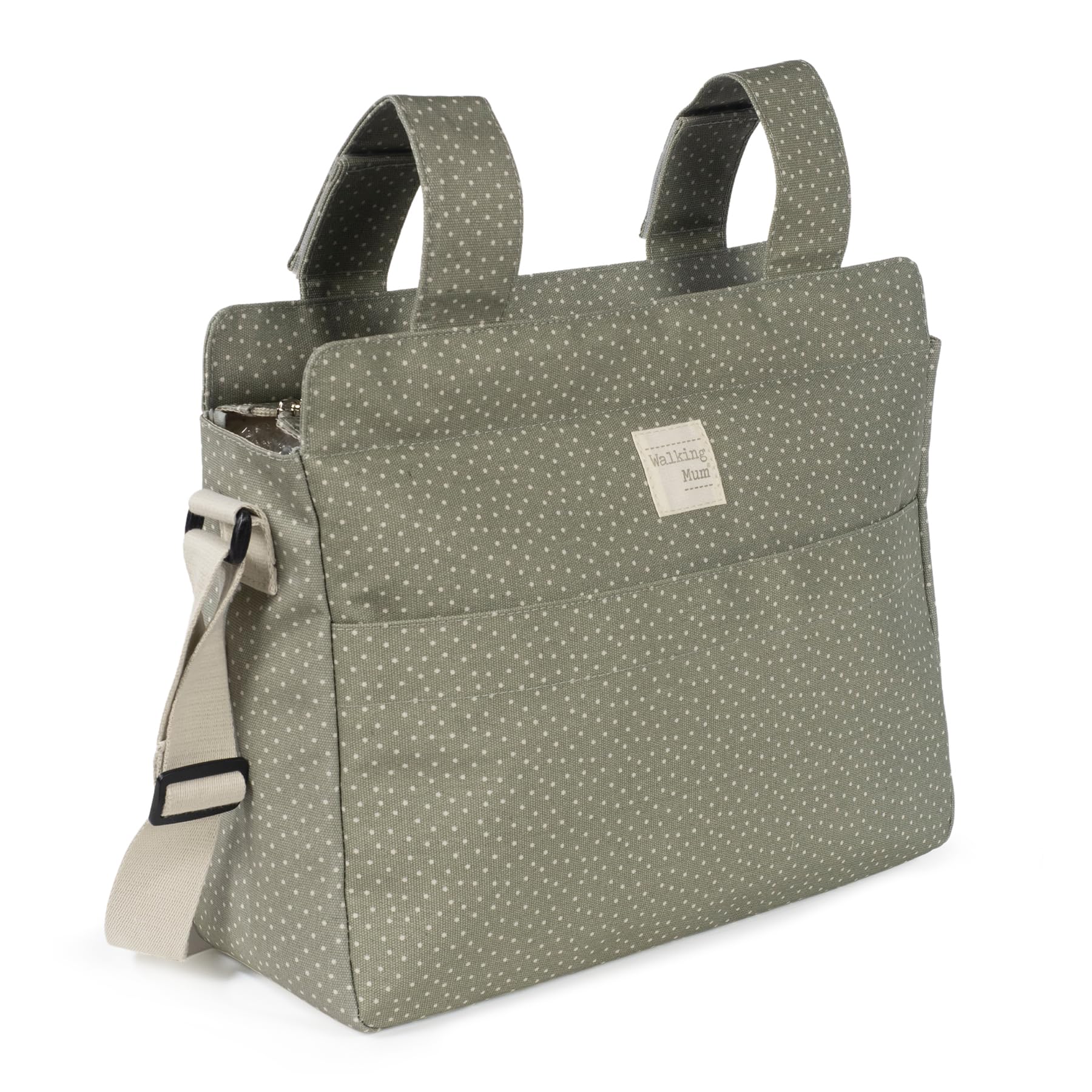 Walking Mum - Bolsa Canastilla Topito Poppy Musgo