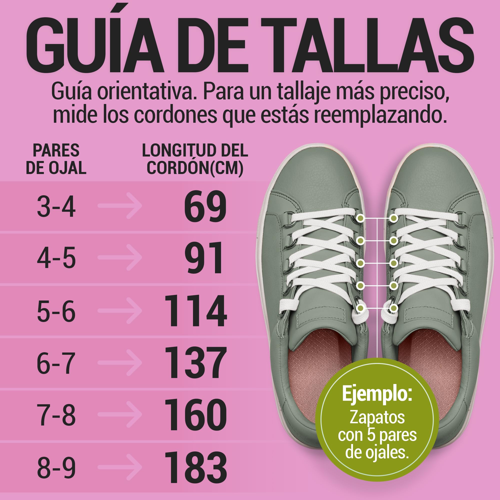 Miscly Cordones Planos para Zapatillas
