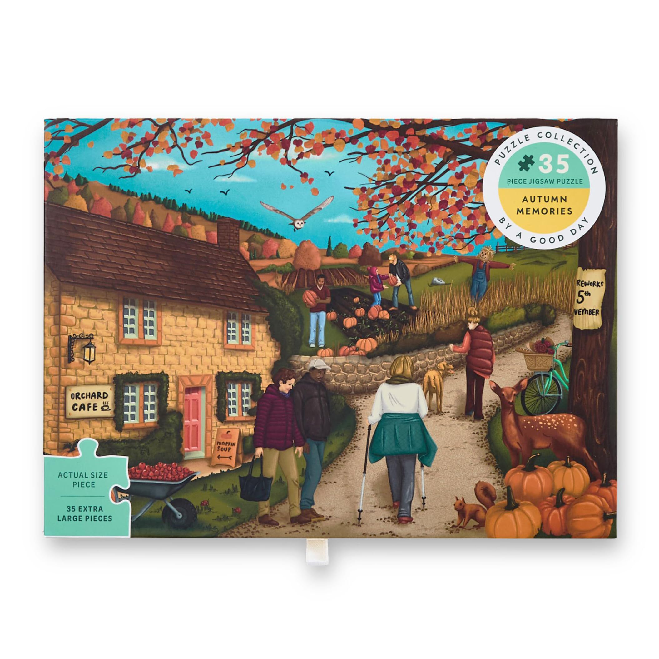Large Piece Jigsaw Puzzle for Dementia, 35 Piece Dementia Activity for Adults & Alzheimer’s, Bright, Easy Jigsaws for Elderly