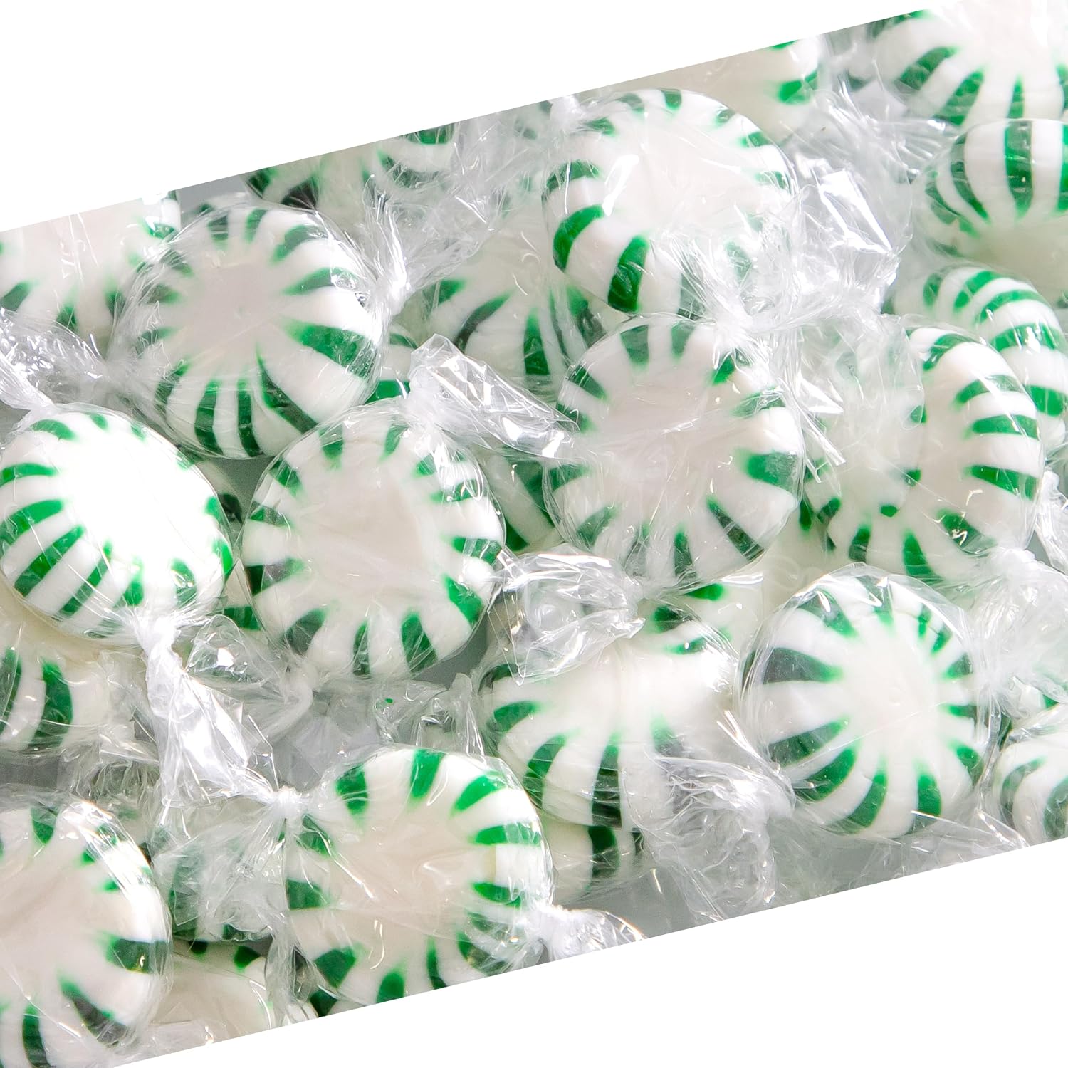 Starlight Mints, Spearmint Candy Individually Wrapped, 1 Lb Bag