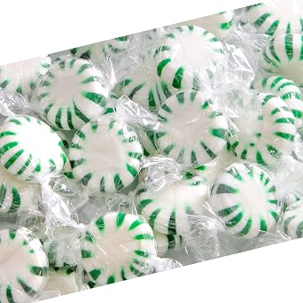 Starlight Mints, Spearmint Candy Individually Wrapped, 1 Lb Bag | Spearmint Mints, Office Candy