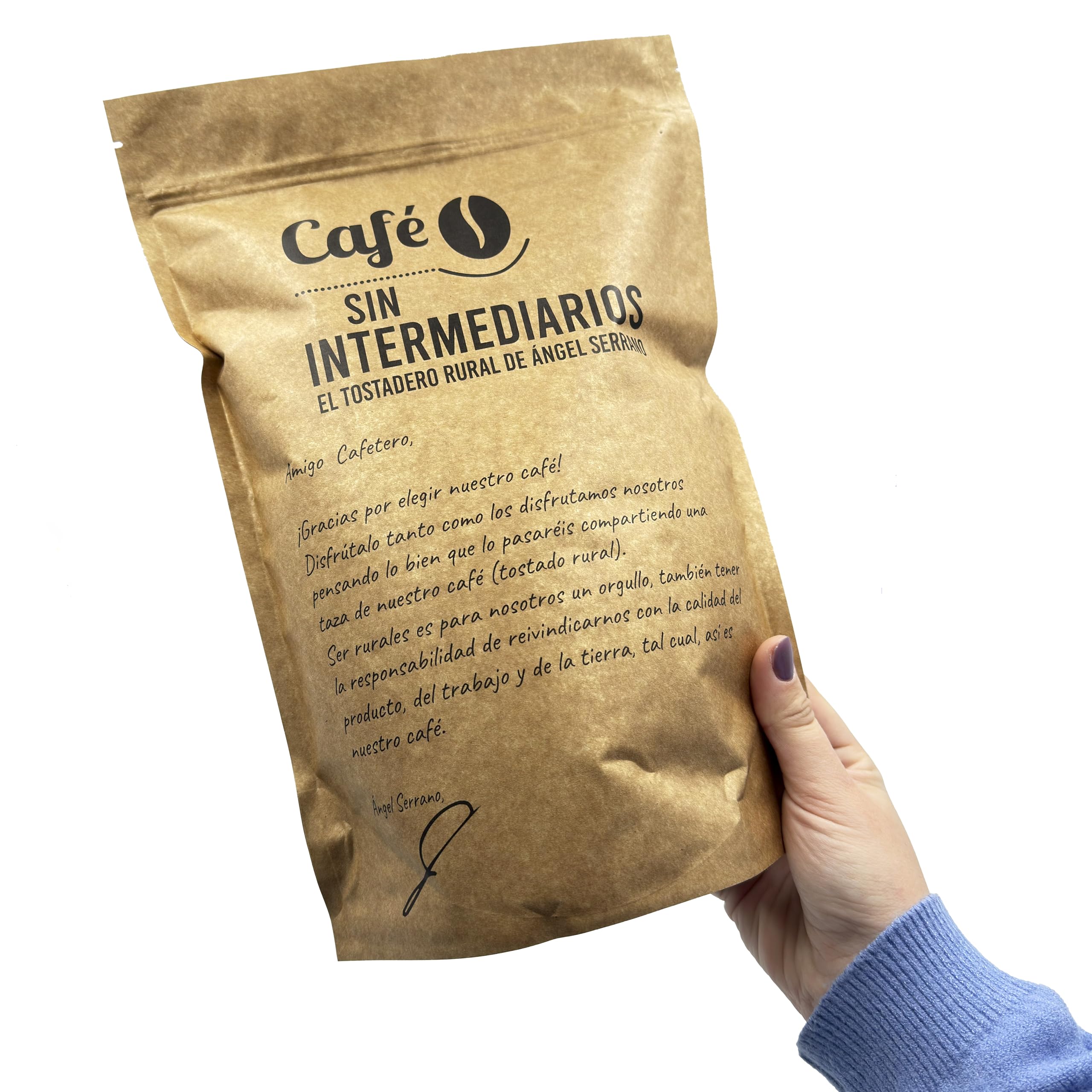 Abrazos Café Brasil En Grano sin moler Tostado Semanal Intensidad media