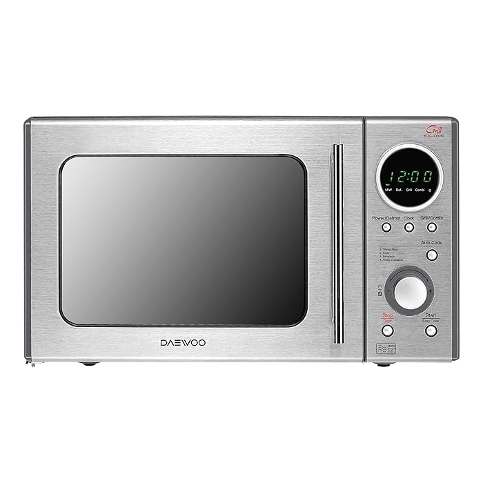 Buy Daewoo KOG3000SLR Microwave Oven with Grill, 5 Power Control Levels, 4 Auto Cook Programmes