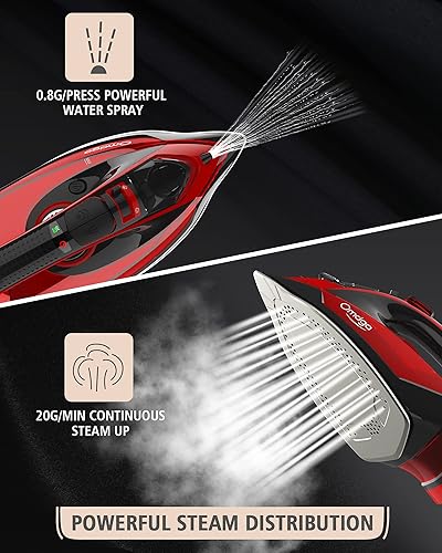 Miniatura 5 de Juego de plancha de vapor para el hogar, planchado eficiente, fácil de transportar, adecuado para todo tipo de prendas